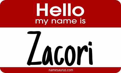 Hello my name is Zacori png download