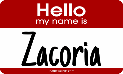 Hello my name is Zacoria png download