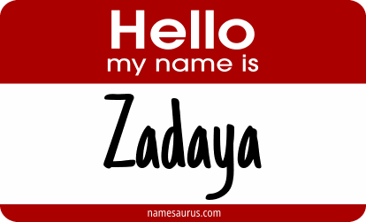 Hello my name is Zadaya png download