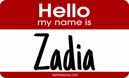 Hello my name is Zadia png download