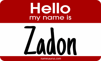 Hello my name is Zadon png download