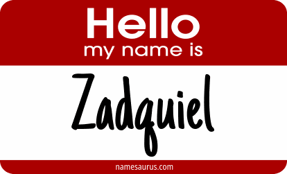 Hello my name is Zadquiel png download