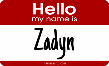 Hello my name is Zadyn png download