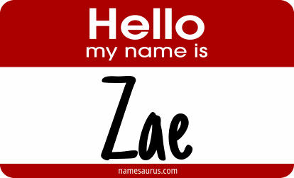 Hello my name is Zae png download