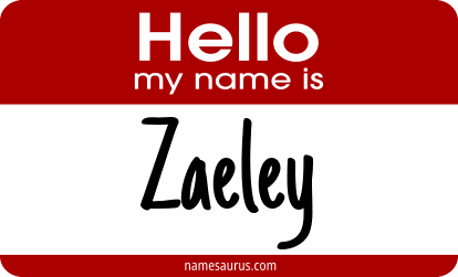 Hello my name is Zaeley png download