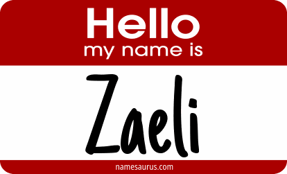 Hello my name is Zaeli png download