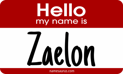 Hello my name is Zaelon png download