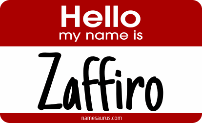Hello my name is Zaffiro png download
