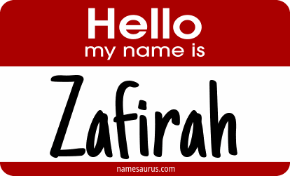 Hello my name is Zafirah png download