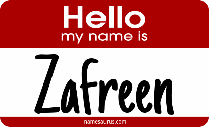 Hello my name is Zafreen png download