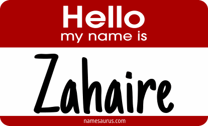 Hello my name is Zahaire png download