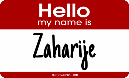 Hello my name is Zaharije png download
