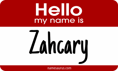 Hello my name is Zahcary png download