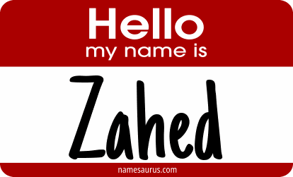 Hello my name is Zahed png download