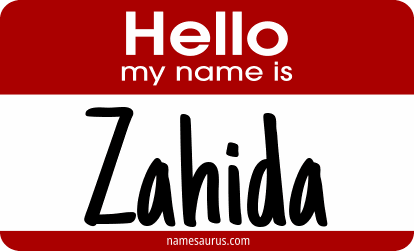 Hello my name is Zahida png download