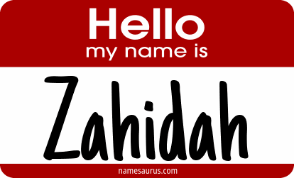Hello my name is Zahidah png download