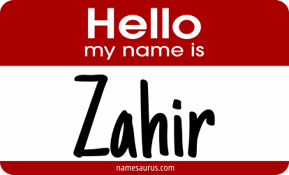 Hello my name is Zahir png download