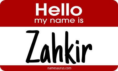 Hello my name is Zahkir png download