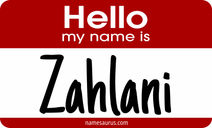 Hello my name is Zahlani png download
