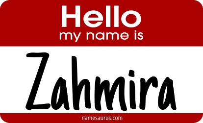Hello my name is Zahmira png download