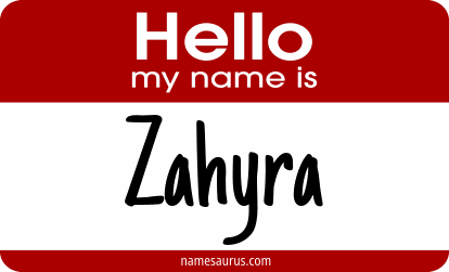 Hello my name is Zahyra png download