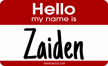Hello my name is Zaiden png download