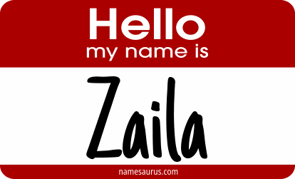 Hello my name is Zaila png download