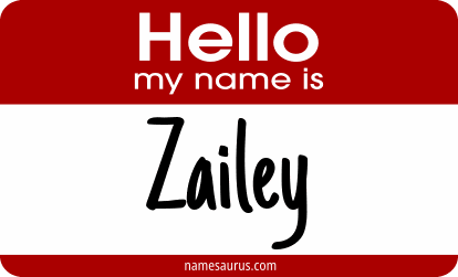 Hello my name is Zailey png download