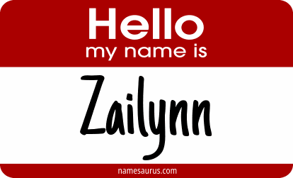 Hello my name is Zailynn png download