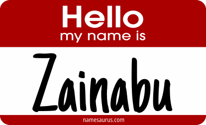 Hello my name is Zainabu png download