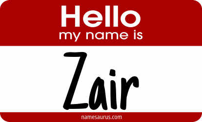Hello my name is Zair png download