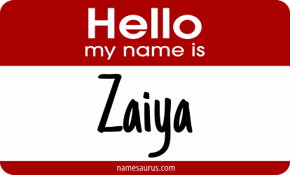 Hello my name is Zaiya png download