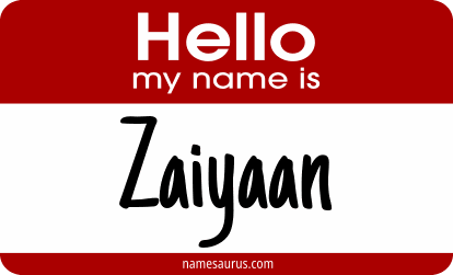 Hello my name is Zaiyaan png download