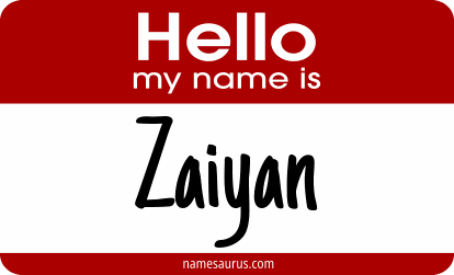 Hello my name is Zaiyan png download