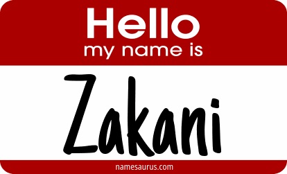 Hello my name is Zakani png download