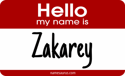 Hello my name is Zakarey png download