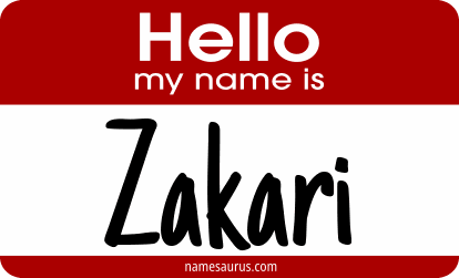 Hello my name is Zakari png download
