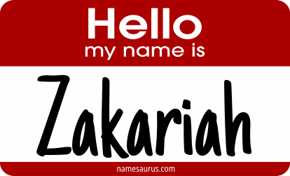 Hello my name is Zakariah png download