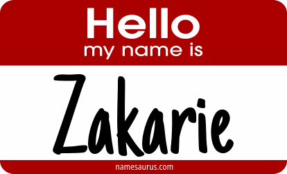 Hello my name is Zakarie png download