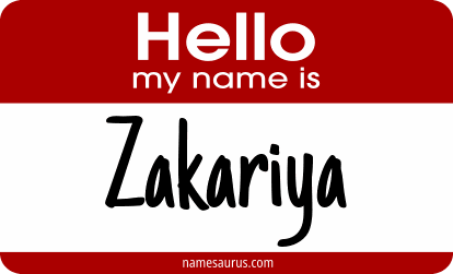 Hello my name is Zakariya png download