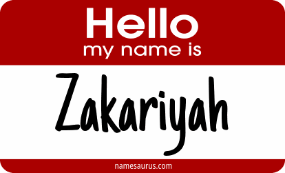 Hello my name is Zakariyah png download