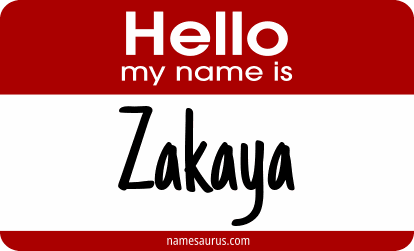 Hello my name is Zakaya png download