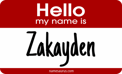 Hello my name is Zakayden png download