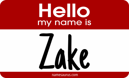 Hello my name is Zake png download