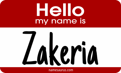 Hello my name is Zakeria png download
