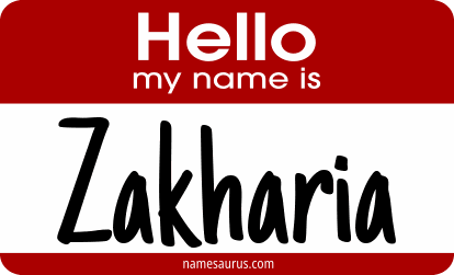 Hello my name is Zakharia png download
