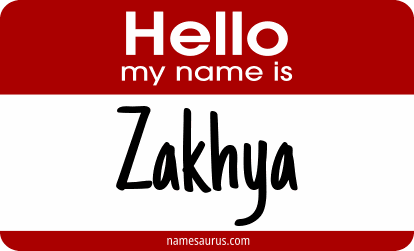 Hello my name is Zakhya png download