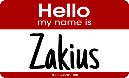 Hello my name is Zakius png download