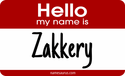 Hello my name is Zakkery png download