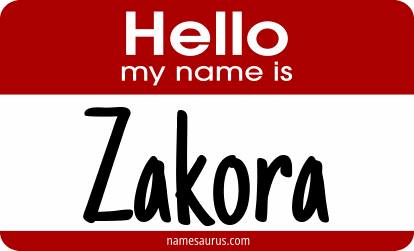 Hello my name is Zakora png download